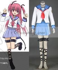 Angel Beats Yui School Uniform Cosplay Costume Angel Beats Cosplay Costumes Cosplay Dress