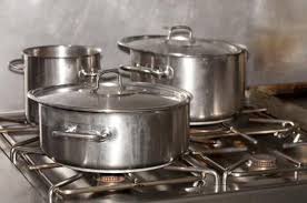 How To Clean A Burned Non Stick Pan Industrial Bathroom Decor Industrial Interior Living Room Industrial Kitchen
