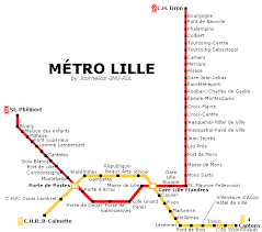 Lille Metro Map Metro Map Train Map Transit Map