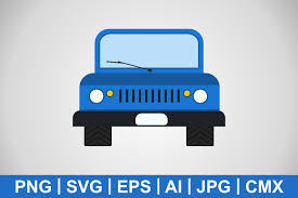 Download Vector Jeep Icon Graphic By Iyikon Creative Fabrica SVG Cut Files