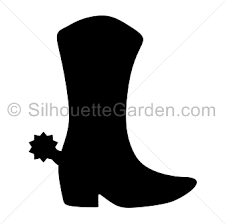 Cowboy Boot Silhouette Silhouette Clip Art Silhouette Cowboy Boots