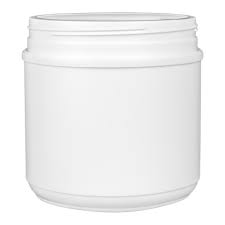 Vintage plastic canister set red/white 3 piece w/lids and sight windows. 44 Oz Hdpe White Canister With 120mm Neck Lid Sold Separately U S Plastic Corp