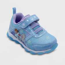 Toddler Girls Frozen Light Up Athletic Sneakers Blue 13 In 2020 Toddler Girl Shoes Girls Sneakers Girls Shoes