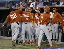 Most baseball uniforms have the last names and uniform numbers of players who wear them. No 9 Baseball Blasts No 22 Tcu 13 1 University Of Texas Athletics
