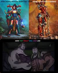 Female Space Marines Real Look 40klore