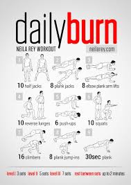 Pin By Karas31 On Health Daily Burn Workout Neila Rey Workout Daily Burn