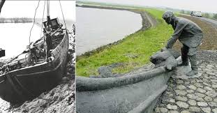 The most frequent (and dangerous) form of levee failure is a breach.a levee breach is when part of the levee actually breaks away, leaving a large opening for water to flood the land protected by the levee. Zuid Holland Ontsnapte Ternauwernood Aan Watersnood In 1953 Boek Niet Bang Voor Water