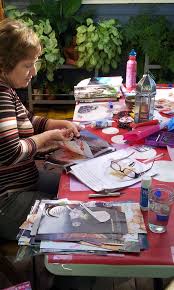 Inner Artist Creativity Soulcollage Studio Card Making Day Brisbane Australia July 2014 Photo Jo Knights Www Innerartis Studio Cards Card Making Creative