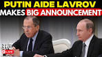 Putin Aide LIVE: Russia Foreign Minister Sergei Lavrov Makes ... - YouTube