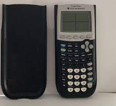 Texas Instruments Ti 84 Plus Graphing Calculator Black And White With Cover Graphing Calculator Math Apps Ebay Advertising