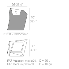 We did not find results for: Faz Xl Planter 92x77x101 By Ramon Esteve Planters Vondom Products