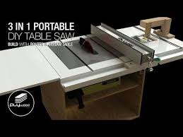 10 Homemade Portable 3 In 1 Table Saw With Built In Router And Jigsaw Table Part 1 Youtube Jigsaw Table Portable Table Saw Table Saw
