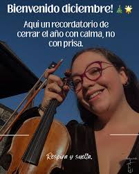 Diciembre llega como un susurro. Nos invita a bajar el ritmo, a escuchar el  corazón, a honrar cada paso que dimos y a soltar lo que pesa. Que este mes  sea un