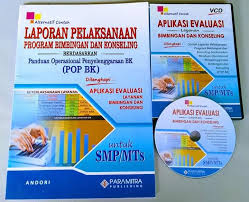 Judul buku, pengarang dan penerbit; Galery Buku Bimbingan Konseling Laporan Pelaksanaan Program Bk K13 Smp