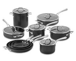 Calphalon Elite Nonstick 15 Piece Cookware Set Cookware Set Pots And Pans Sets Induction Cookware