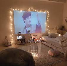 pin by okayu3 on b home room design bedroom projector in bedroom aesthetic bedroom