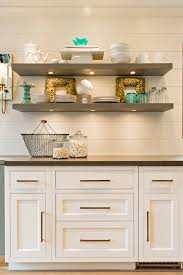 You can also use it in your office, garage or bathroom. Floating Kitchen Shelves Transitional Kitchen Elizabeth Kimberly Design