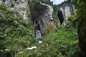 karst sinkhole in sw china cgtn