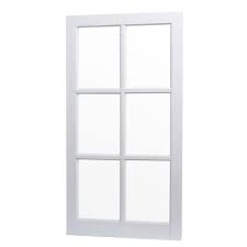 Tafco Windows 22 In X 41 25 In Utility Fixed Picture Vinyl Window With Grid White Vbs2241 Window Vinyl Making Barn Doors Interior Windows