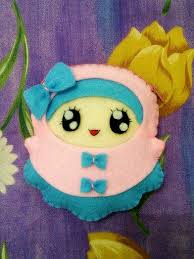 Dompet Koin Aisha Dompet Koin Diy Kain Flanel Boneka Flanel