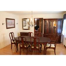 Set of 10 pa house queen anne solid cherry dining chairs. Pennsylvania House Cherry 9 Piece Dining Room Set Aptdeco