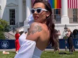 Trans activist Rose Montoya has words for anyone upset about her dancing at  White House Pride party - Queerty