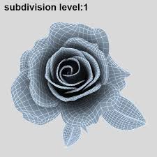 3d Rose Flower Model Flower Model Rose Flower Flowers