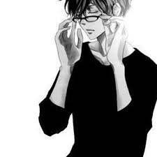 Pin By زهرة الخزامي On ابيض واسود Anime Glasses Boy Manga Boy Anime Boy