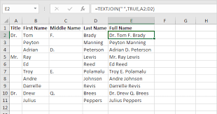 Concatenate Function In Excel In 2020 Excel Excel Hacks First Names