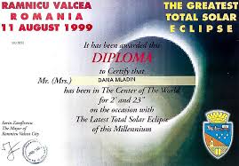 Eclipsa de soare din 21 iunie 2020. Fix 20 De Ani De La Eclipsa Totala De Soare Dana Mladin