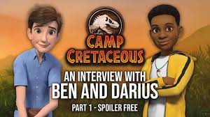 BEN and DARIUS Talk SEASON 3 of Camp Cretaceous (Part 1) | Jurassic World -  YouTube