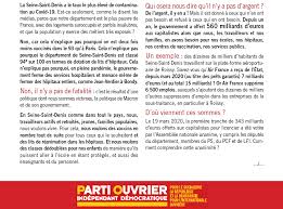 Publié dans parti ouvrier indépendant | laisser un commentaire. Departementales 2021 Les Propositions Du Parti Ouvrier Independant Democratique Poid Aulnaycap
