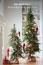 Peek A Boo Polar Bear Artificial Christmas Tree Balsam Hill Cool Christmas Trees Christmas Decorations Tree Christmas Centerpieces