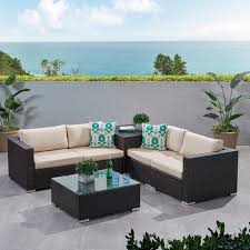 ©2020 by united furniture santa rosa. Santa Rosa Outdoor 6 Piece Wicker Sectional Sofa With For Sale Online Ebay