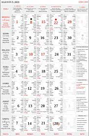 Kalender bali merupakan kalender yang berkembang dalam masyarakat hindu di bali yang biasa disebut sebagai kalender bali. Kalender Bali Agustus 2021 Lengkap Pdf Dan Jpg Enkosa Com Informasi Kalender Dan Hari Besar Bulan Januari Hingga Desember 2021