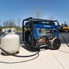 The westinghouse generator can be coupled with a transfer switch. 59 Mo Finance Westinghouse Outdoor Power Equipment Wgen7500df Dual Abunda