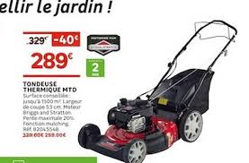 Maybe you would like to learn more about one of these? Offre Tondeuse Thermique Mtd Chez Leroy Merlin
