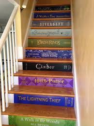 Stair Risers Vipdecals Book Stairs Custom Book Stair Risers
