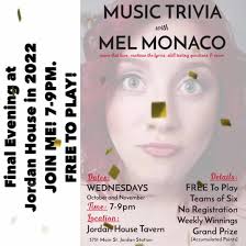 TOMORROW! 5:15PM. Brock University. Niagara Place Stage! Mel Monaco (BAND) 