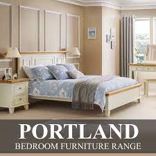 The Julian Bowen Portland Bedroom Furniture Range From 121 Home Furniture Wooden Bed Frames Wooden Bed Bed Frame