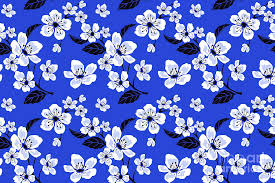 Check spelling or type a new query. Blue Sakura Cherry Tree Flower Blooms Hawaiian Floral Pattern Digital Art By Melissa Fague