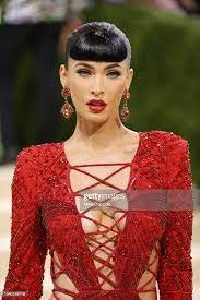Megan Fox Attends The 2021 Met Gala Celebrating In America A Lexicon In 2021 Megan Fox Photos Megan Fox Met Gala