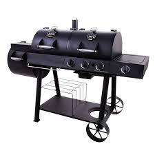Oklahoma Joe S Offset Propane Smoker Gas Grill Gas Smoker Propane Smokers Best Smoker Grill