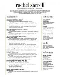 Resume Rachel Zarrell Resume Layout Beautiful Resume Resume Template Word