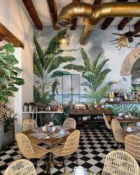 6 Amazing Design Trends That We Ve Saw At Salone Del Mobile Cafe Interior Restaurant Design Tropical Interior