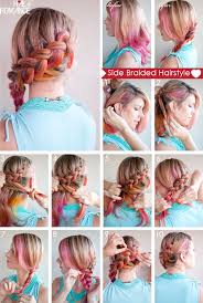 Women wearing hair braids are looking very gentle and slightly more charming than usual. Hair How To Side Braided Hairstyle Tutorial Hair Romance