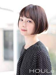 コンパクトボブ ミズ 30代 40代 ビューティーboxヘアカタログ 前下がりボブ パーマ ボブ ヘアスタイル ボブ