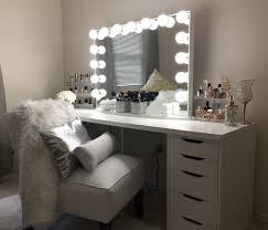 Bedroom Vanity In Bedroom White Vanity With Mirror And Lights White Vanity Chair Vintage Makeup Vanity Vanity Ikea Vanity Vanity Set Ikea Beauty Room Vanity