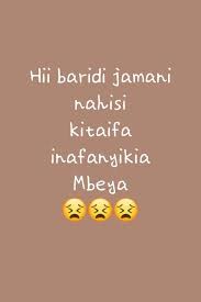 I was told that thoughts create reality,so i think like i'm the. Wakubwa Raha 149 Mbalizi 2021