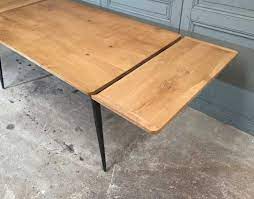 grande table tolix creation avec rallonges table en chene table salle a manger table rallonge